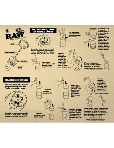 RAW Six Shooter King Size