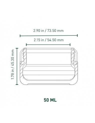 Bote Cristal LoPro 3,5gr 50ml