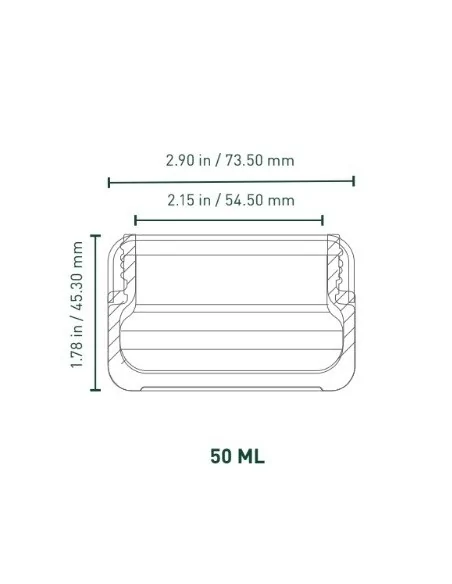 Bote Cristal LoPro 3,5gr 50ml