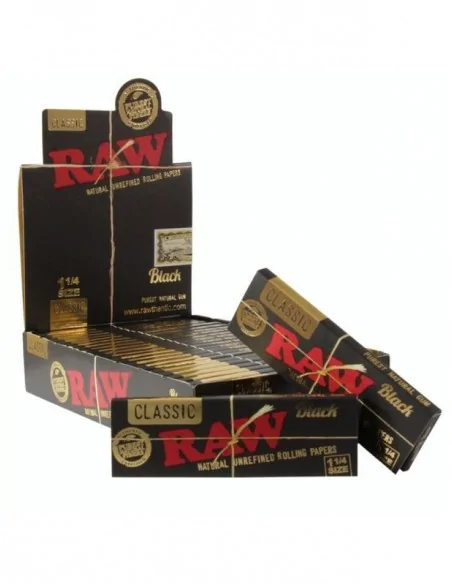 Papel RAW Black 1 1/4 24uds