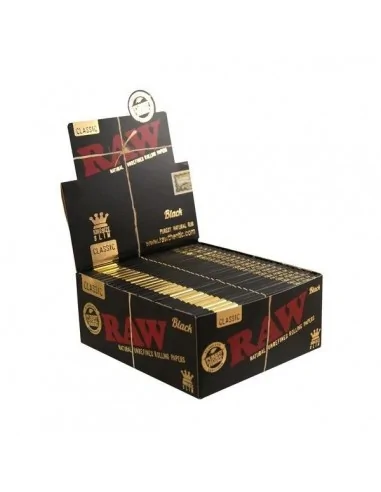 Papel RAW Black King Size Slim 50uds