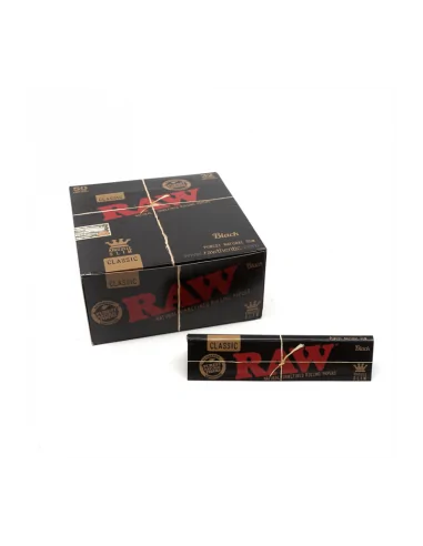 Papel RAW Black King Size Slim 50uds