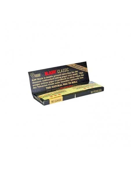 Papel RAW Black 1 1/4 24uds