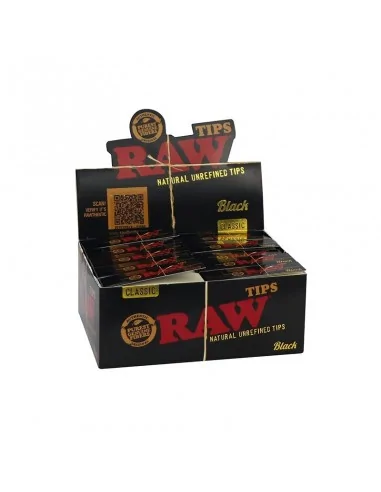 RAW Tips Black 50uds