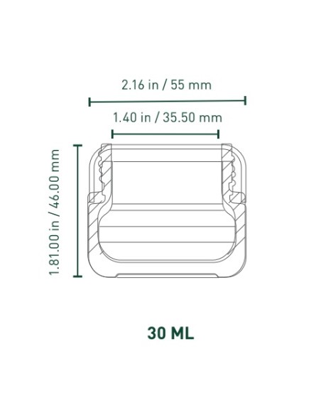 Bote cristal LoPro 2gr 30ml