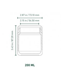 Bote cristal Lopro 14gr 200ml 2