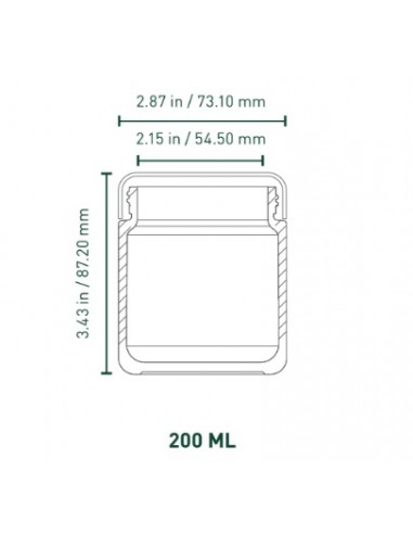 Bote cristal Lopro 14gr 200ml