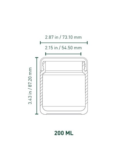 Bote cristal Lopro 14gr 200ml