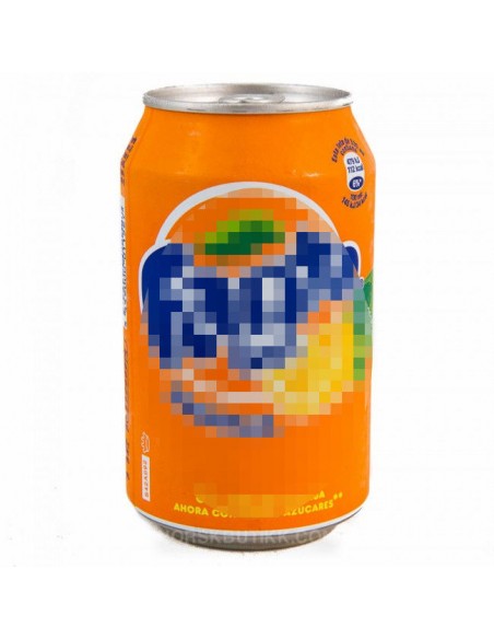 Bote de ocultación refresco naranja