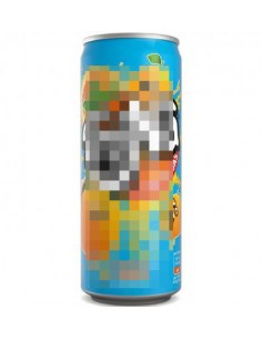 Bote de ocultación refresco naranja