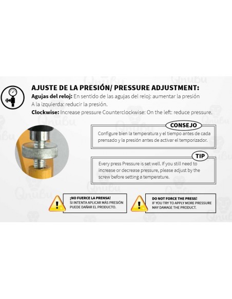 Prensa Qnubu Press Kompact 2.0 Manual 600Kg