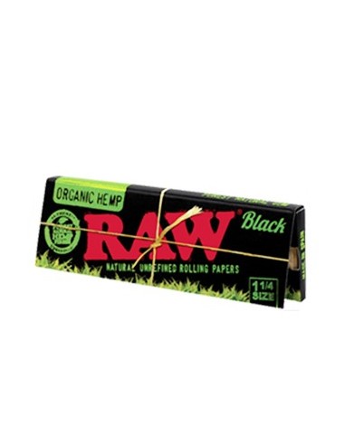 Papel RAW Black orgánico 1 1/4