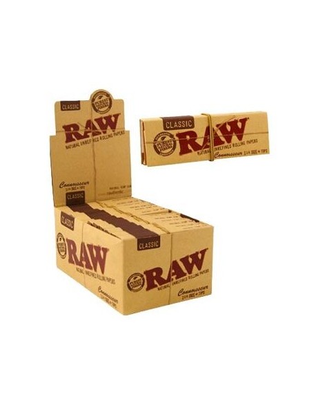Papel RAW Connoisseur Classic 1 1/4 + Tips