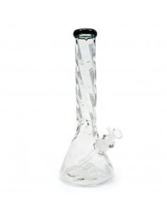 BONG DE CRISTAL 37CM BEAKER ICE TWISTER