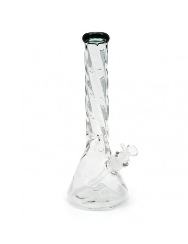 BONG DE CRISTAL 37CM BEAKER ICE TWISTER