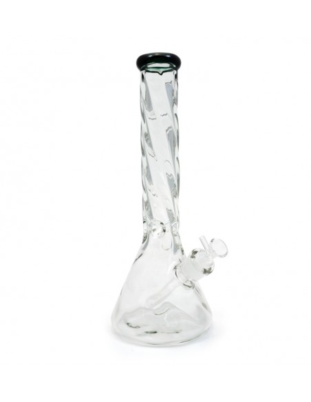 BONG DE CRISTAL 37CM BEAKER ICE TWISTER