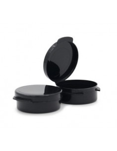 Bote de plástico negro 10ml 2